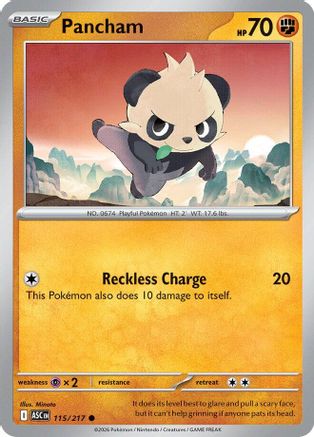 Pancham - (115/null) Reverse Holofoil [ME Ascended Heroes] - Trinity Hobby