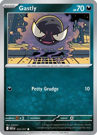 Gastly - (123) [ME Ascended Heroes] - Trinity Hobby