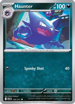 Haunter - (124/null) Reverse Holofoil [ME Ascended Heroes] - Trinity Hobby