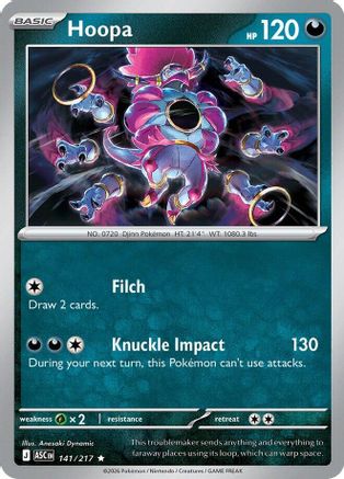 Hoopa - (141/null) Reverse Holofoil [ME Ascended Heroes] - Trinity Hobby
