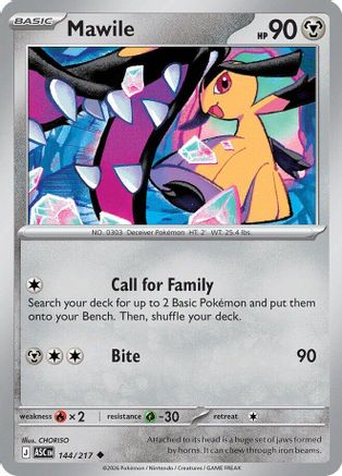 Mawile - (144/217) Reverse Holofoil [ME Ascended Heroes] - Trinity Hobby