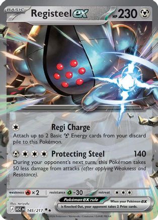 Registeel ex - (145) Holofoil [ME Ascended Heroes] - Trinity Hobby