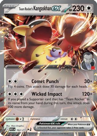 Team Rocket's Kangaskhan ex - (162) Holofoil [ME Ascended Heroes] - Trinity Hobby