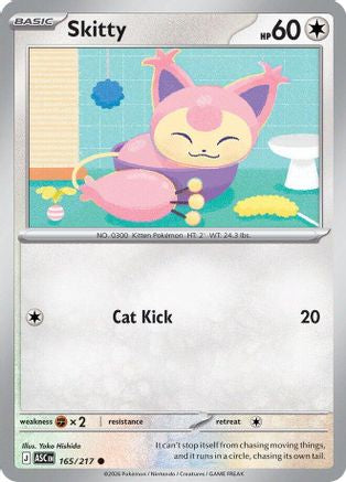 Skitty - (165/null) Reverse Holofoil [ME Ascended Heroes] - Trinity Hobby