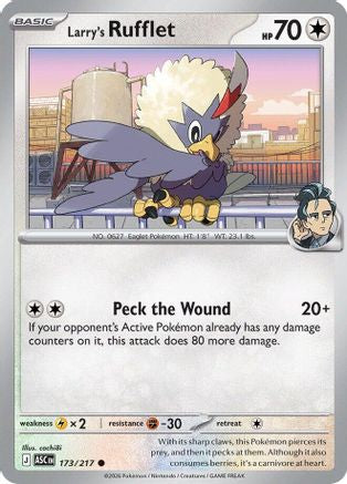 Larry's Rufflet - (173/null) Reverse Holofoil [ME Ascended Heroes]