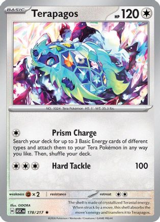 Terapagos - (178) Holofoil [ME Ascended Heroes] - Trinity Hobby