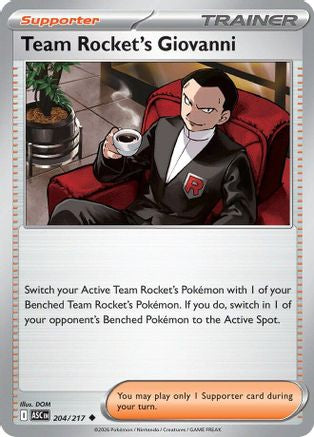 Team Rocket's Giovanni - (204) [ME Ascended Heroes] - Trinity Hobby