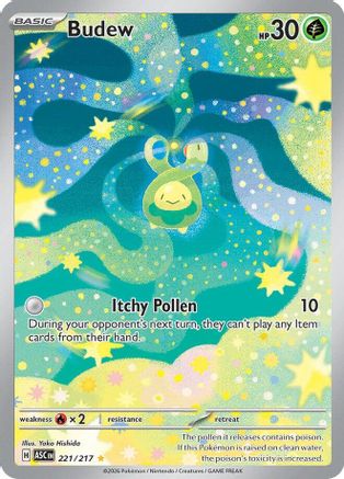 Budew - (221/217) Holofoil [ME Ascended Heroes] - Trinity Hobby