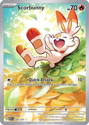Scorbunny - (225/217) Holofoil [ME Ascended Heroes] - Trinity Hobby
