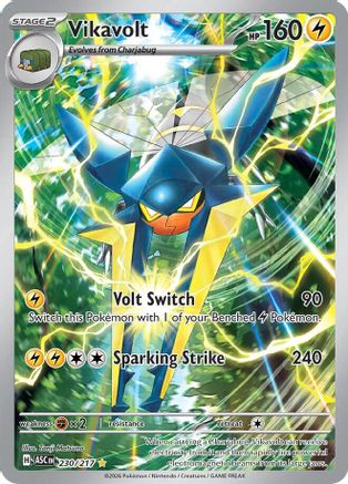 Vikavolt - (230/217) Holofoil [ME Ascended Heroes] - Trinity Hobby