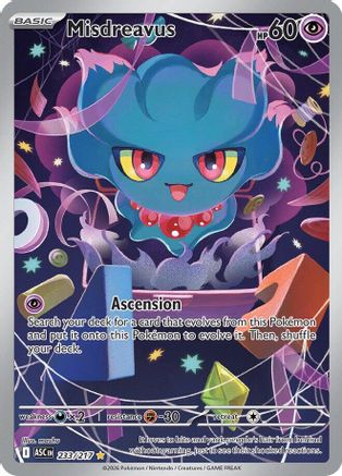 Misdreavus - (233/217) Holofoil [ME Ascended Heroes] - Trinity Hobby