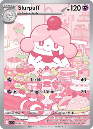 Slurpuff - (236/217) Holofoil [ME Ascended Heroes] - Trinity Hobby