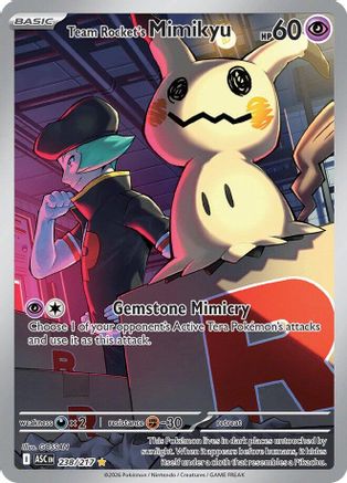 Team Rocket's Mimikyu - (238/217) Holofoil [ME Ascended Heroes] - Trinity Hobby