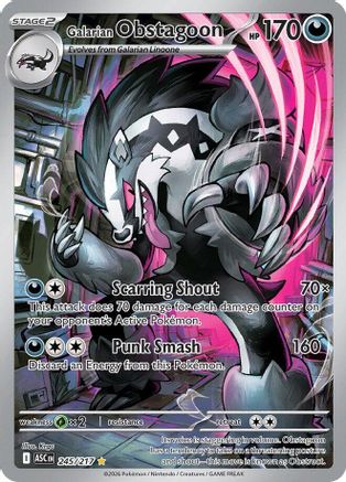 Galarian Obstagoon - (245/217) Holofoil [ME Ascended Heroes] - Trinity Hobby