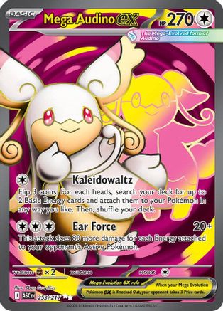 Mega Audino ex - (253/217) Holofoil [ME Ascended Heroes] - Trinity Hobby