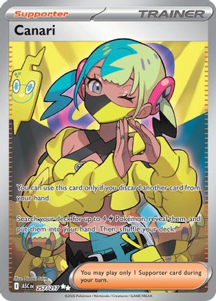 Canari - (257/217) Holofoil [ME Ascended Heroes] - Trinity Hobby