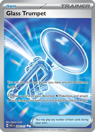 Glass Trumpet - (260/217) Holofoil [ME Ascended Heroes] - Trinity Hobby