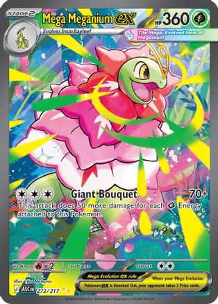 Mega Meganium ex - (272/217) Holofoil [ME Ascended Heroes] - Trinity Hobby