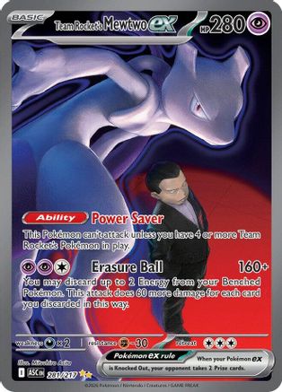 Team Rocket's Mewtwo ex - (281/217) Holofoil [ME Ascended Heroes] - Trinity Hobby