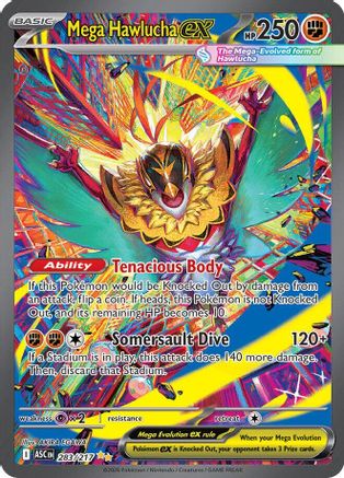 Mega Hawlucha ex - (283/217) Holofoil [ME Ascended Heroes] - Trinity Hobby