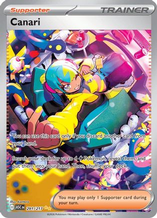 Canari - (291/217) Holofoil [ME Ascended Heroes] - Trinity Hobby