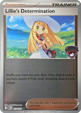 Lillie's Determination (Regional Championships) - (119) Reverse Holofoil [League & Championship Cards] - Trinity Hobby