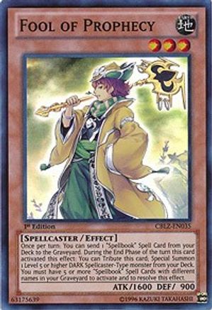 Fool of Prophecy [CBLZ-EN035] Super Rare - Trinity Hobby