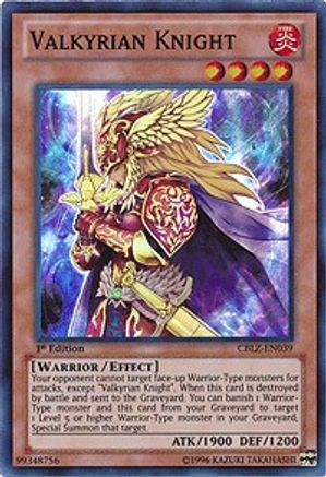 Valkyrian Knight [CBLZ-EN039] Super Rare - Trinity Hobby
