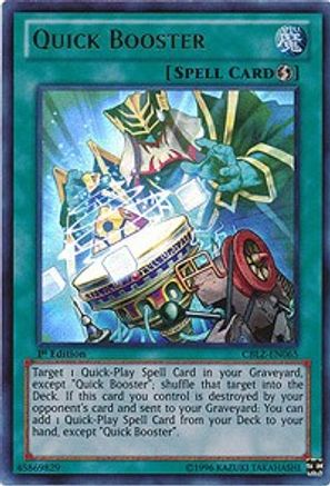 Quick Booster [CBLZ-EN065] Ultra Rare - Trinity Hobby