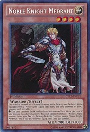 Noble Knight Medraut [CBLZ-EN081] Secret Rare - Trinity Hobby