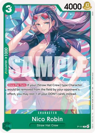 Nico Robin (Heroines Battle Pack) (P-111) - [One Piece Promotion Cards]