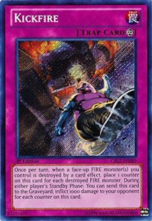 Kickfire [CBLZ-EN089] Secret Rare - Trinity Hobby