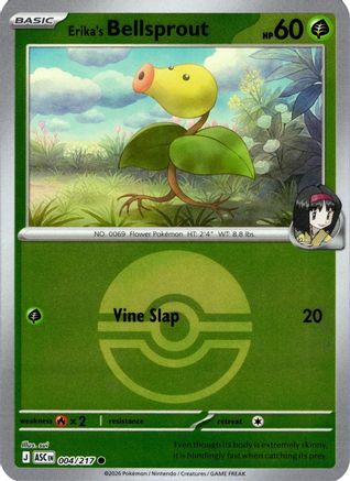 Erika's Bellsprout (Poke Ball) - (004) Reverse Holofoil [ME Ascended Heroes] - Trinity Hobby