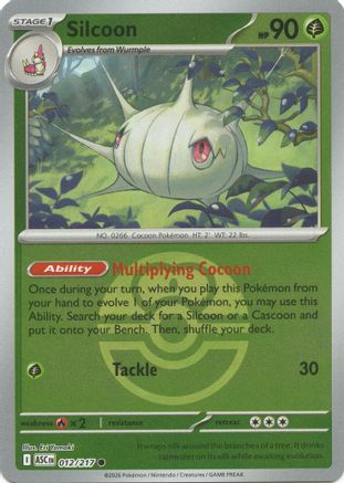 Silcoon (Love Ball) - (012) Reverse Holofoil [ME Ascended Heroes]