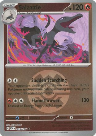 Salazzle (Quick Ball) - (035/217) Reverse Holofoil [ME Ascended Heroes]