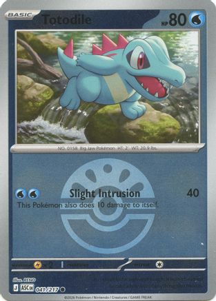 Totodile (Friend Ball) - (041) Reverse Holofoil [ME Ascended Heroes]