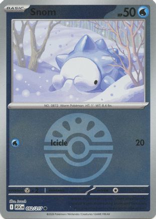 Snom (Friend Ball) - (052) Reverse Holofoil [ME Ascended Heroes] - Trinity Hobby