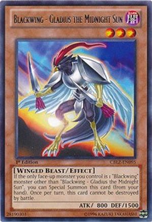 Blackwing - Gladius the Midnight Sun [CBLZ-EN095] Rare - Trinity Hobby