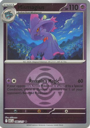 Mismagius (Dusk Ball) - (086) Reverse Holofoil [ME Ascended Heroes]