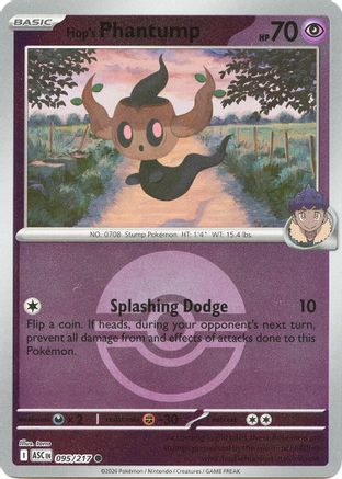 Hop's Phantump (Poke Ball) - (095) Reverse Holofoil [ME Ascended Heroes] - Trinity Hobby