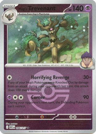 Hop's Trevenant (Poke Ball) - (096/217) Reverse Holofoil [ME Ascended Heroes] - Trinity Hobby