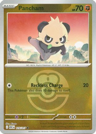 Pancham (Love Ball) - (115) Reverse Holofoil [ME Ascended Heroes]