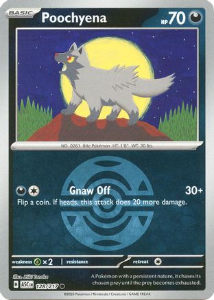Poochyena (Dusk Ball) - (128) Reverse Holofoil [ME Ascended Heroes] - Trinity Hobby