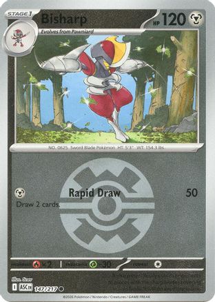 Bisharp (Quick Ball) - (147) Reverse Holofoil [ME Ascended Heroes] - Trinity Hobby
