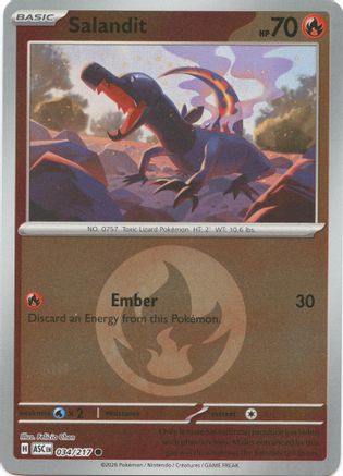 Salandit (Energy Symbol Pattern) - (034) Reverse Holofoil [ME Ascended Heroes]