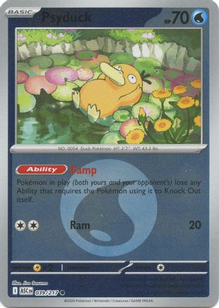 Psyduck (Energy Symbol Pattern) - (039/217) Reverse Holofoil [ME Ascended Heroes] - Trinity Hobby