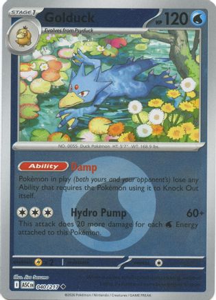 Golduck (Energy Symbol Pattern) - (040) Reverse Holofoil [ME Ascended Heroes] - Trinity Hobby