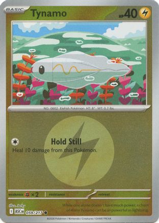 Tynamo (Energy Symbol Pattern) - (059) Reverse Holofoil [ME Ascended Heroes]