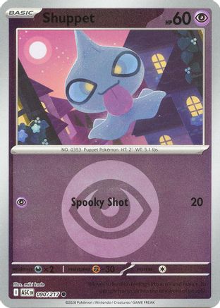 Shuppet (Energy Symbol Pattern) - (090) Reverse Holofoil [ME Ascended Heroes]