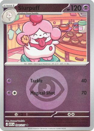 Slurpuff (Energy Symbol Pattern) - (094/217) Reverse Holofoil [ME Ascended Heroes]